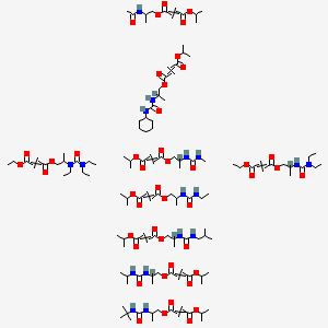 molecular formula C128H217N17O45 B13384595 Cellulose phosphate 