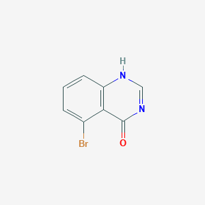 molecular formula C8H5BrN2O B133846 5-溴喹唑啉-4-醇 CAS No. 147006-47-1