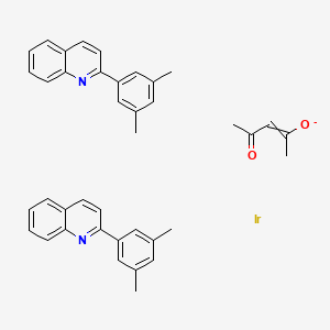molecular formula C39H37IrN2O2- B13384609 Ir(mphq)2(acac) CAS No. 1056874-46-4