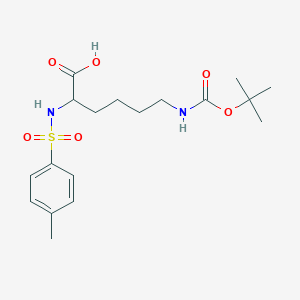 molecular formula C18H28N2O6S B13384618 N-Tosyl-N6-Boc-L-lysine 