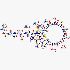 molecular formula C103H147N27O37S5 B13384652 Toxine from Israeli snake Atractaspis engaddensis 