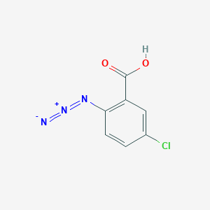 molecular formula C7H4ClN3O2 B1338466 2-Azido-5-chlorobenzoic acid CAS No. 88279-11-2
