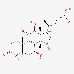 molecular formula C27H38O7 B13384679 Lucidenic-acid-B 