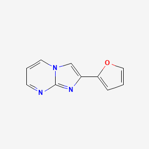 molecular formula C10H7N3O B1338471 2-(Furan-2-yl)imidazo[1,2-a]pyrimidine CAS No. 66442-83-9