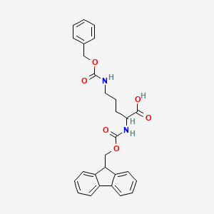 molecular formula C28H28N2O6 B13384719 Fmoc-L-Orn(Z)-OH 
