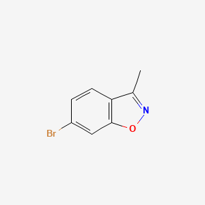 molecular formula C8H6BrNO B1338475 6-Bromo-3-methylbenzo[d]isoxazole CAS No. 66033-69-0