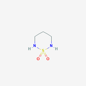 molecular formula C3H8N2O2S B1338476 1,2,6-Thiadiazinane 1,1-dioxide CAS No. 67104-89-6