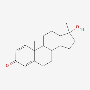 molecular formula C20H28O2 B13384769 17-hydroxy-10,13,17-trimethyl-7,8,9,11,12,14,15,16-octahydro-6H-cyclopenta[a]phenanthren-3-one 