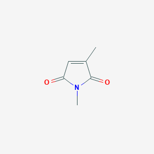 molecular formula C6H7NO2 B1338477 1,3-dimethyl-2,5-dihydro-1H-pyrrole-2,5-dione CAS No. 4050-34-4