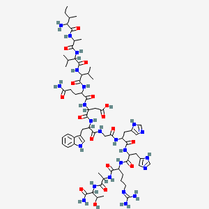 molecular formula C66H101N23O17 B13384779 Iavvqdwghhrat 