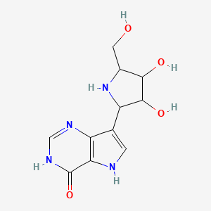molecular formula C11H14N4O4 B13384834 Immucillins, 17 CAS No. 1219216-83-7