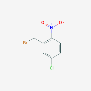 molecular formula C7H5BrClNO2 B1338489 2-(Bromomethyl)-4-chloro-1-nitrobenzene CAS No. 31577-25-0
