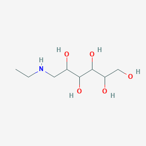 molecular formula C8H19NO5 B13384915 6-(Ethylamino)hexane-1,2,3,4,5-pentol 