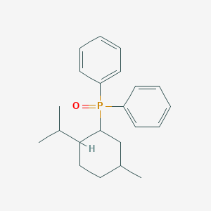 molecular formula C22H29OP B13384924 Phosphine oxide, [5-methyl-2-(1-methylethyl)cyclohexyl]diphenyl- CAS No. 207220-71-1