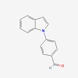 molecular formula C15H11NO B13384963 1-(4-Formylphenyl)-1h-indole 