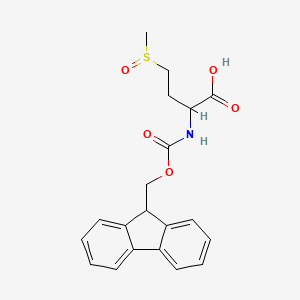 molecular formula C20H21NO5S B13384972 N-Fmoc-L-methionine Sulfoxide 