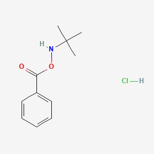 molecular formula C11H16ClNO2 B1338498 O-苯甲酰-N-叔丁基羟胺盐酸盐 CAS No. 66809-86-7