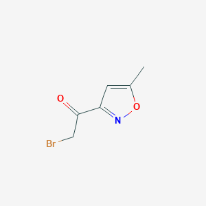 molecular formula C6H6BrNO2 B1338503 2-Bromo-1-(5-methylisoxazol-3-yl)ethanone CAS No. 56400-88-5
