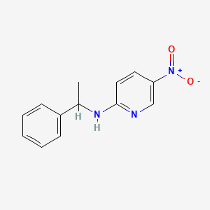 molecular formula C13H13N3O2 B13385033 5-nitro-N-(1-phenylethyl)pyridin-2-amine CAS No. 87749-28-8