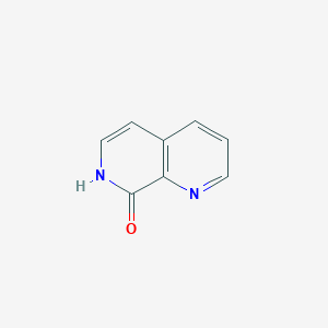 molecular formula C8H6N2O B1338504 1,7-Naphthyridin-8(7H)-one CAS No. 67967-11-7