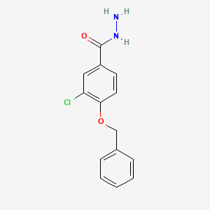 4-(Benzyloxy)-3-chlorobenzohydrazide