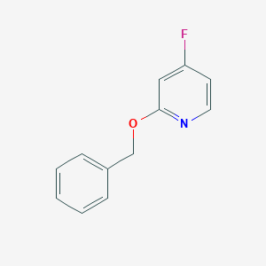 molecular formula C12H10FNO B13385223 2-(Benzyloxy)-4-fluoropyridine 