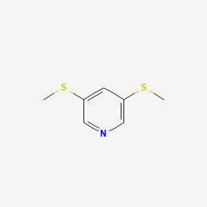 molecular formula C7H9NS2 B1338540 3,5-Bis(methylthio)pyridine CAS No. 70999-08-5