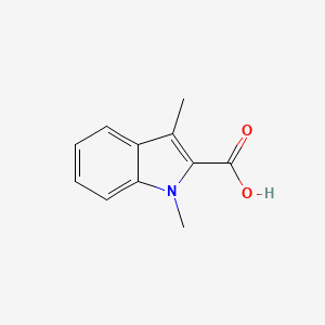 molecular formula C11H11NO2 B1338543 1,3-dimethyl-1H-indole-2-carboxylic acid CAS No. 204919-54-0