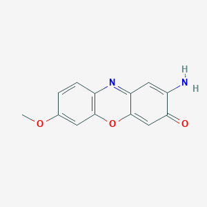 molecular formula C13H10N2O3 B13385438 2-Amino-7-methoxy-3h-phenoxazin-3-one 