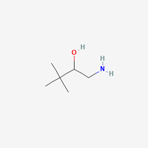 molecular formula C6H15NO B1338544 1-Amino-3,3-dimethylbutan-2-ol CAS No. 70489-63-3
