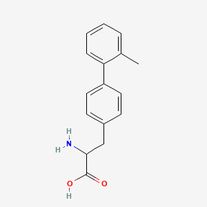 molecular formula C16H17NO2 B13385467 2-Amino-3-[4-(2-methylphenyl)phenyl]propanoic acid 