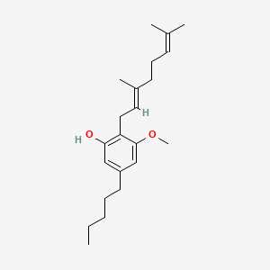 molecular formula C22H34O2 B13385488 Cannabigerol monomethyl ether 