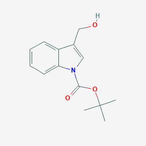 molecular formula C14H17NO3 B133855 tert-Butyl 3-(hydroxymethyl)-1H-indole-1-carboxylate CAS No. 96551-22-3