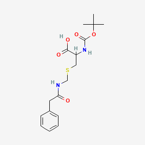 molecular formula C17H24N2O5S B13385559 N-Boc-S-[(2-phenylacetamido)methyl]-D-cysteine 