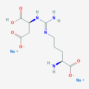 molecular formula C10H16N4Na2O6 B13385587 Argininosuccinic acid disodium 