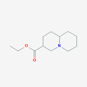 molecular formula C12H21NO2 B1338559 Ethyl octahydro-2H-quinolizine-3-carboxylate CAS No. 76211-05-7