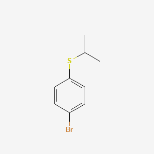 molecular formula C9H11BrS B1338562 Benzene, 1-bromo-4-[(1-methylethyl)thio]- CAS No. 70398-89-9