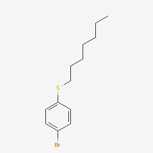 B1338564 Benzene, 1-bromo-4-(heptylthio)- CAS No. 76542-22-8