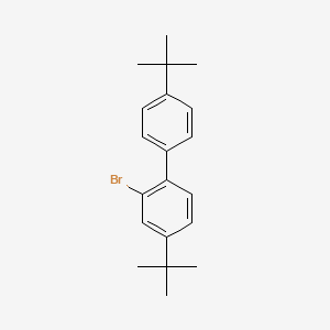 molecular formula C20H25B B1338572 2-Bromo-4,4'-di-tert-butyl-1,1'-biphenyl CAS No. 70728-89-1