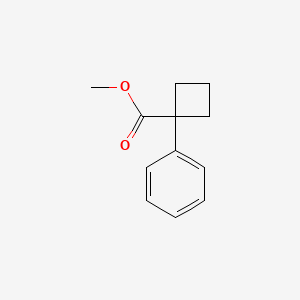 molecular formula C12H14O2 B1338573 Methyl 1-phenylcyclobutane-1-carboxylate CAS No. 58469-03-7