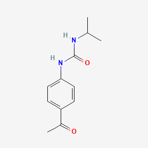 molecular formula C12H16N2O2 B1338585 1-(4-Acetylphenyl)-3-(propan-2-yl)urea CAS No. 72531-19-2