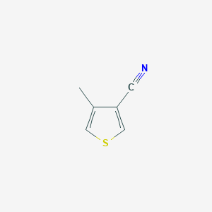 molecular formula C6H5NS B1338594 4-Methylthiophene-3-carbonitrile CAS No. 73229-39-7