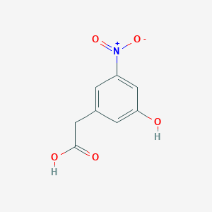 molecular formula C8H7NO5 B13385949 (3-Hydroxy-5-nitrophenyl)acetic acid 