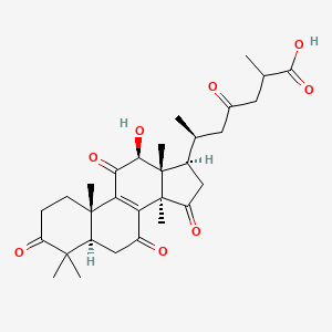 molecular formula C30H40O8 B13385964 Deacetyl-ganoderic-acid-F 