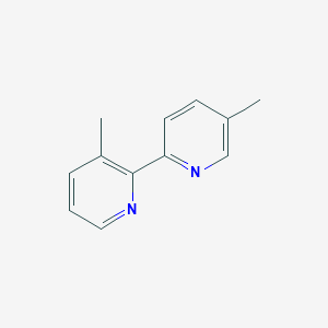 molecular formula C12H12N2 B1338597 3,5'-Dimethyl-[2,2']bipyridinyl CAS No. 4411-79-4