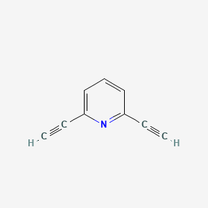 molecular formula C9H5N B1338605 2,6-Diethynylpyridine CAS No. 75867-46-8