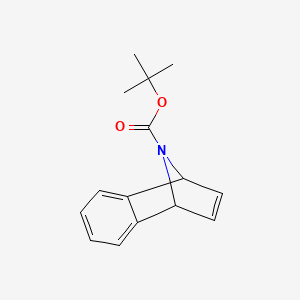 molecular formula C15H17NO2 B1338615 Naphthalen-1,4-imine-9-carboxylic acid, 1,4-dihydro-, 1,1-dimethylethyl ester CAS No. 5176-28-3