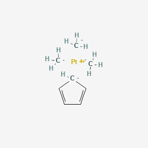 molecular formula C8H14Pt B13386150 Carbanide;cyclopenta-1,3-diene;platinum(4+) 