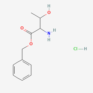 molecular formula C11H16ClNO3 B13386180 Benzyl 2-amino-3-hydroxybutanoate hydrochloride 