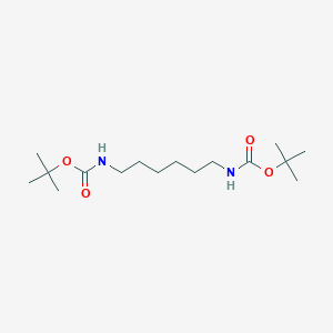molecular formula C16H32N2O4 B133862 1,6-Bis(tert-butoxycarbonylamino)hexane CAS No. 16644-54-5